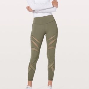 Lululemon Hi-Right Mesh Leggings